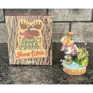 Enesco Moose Creek Crossing “Sometimes You Get More Bites…” 1995 #170488